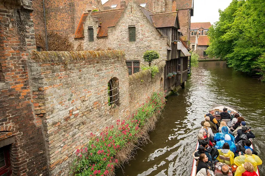 Canal boat tour, Bruges