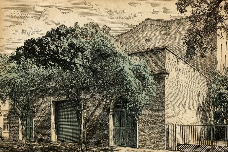 French Quarter — a nautical-noir engraving by The Dispatch