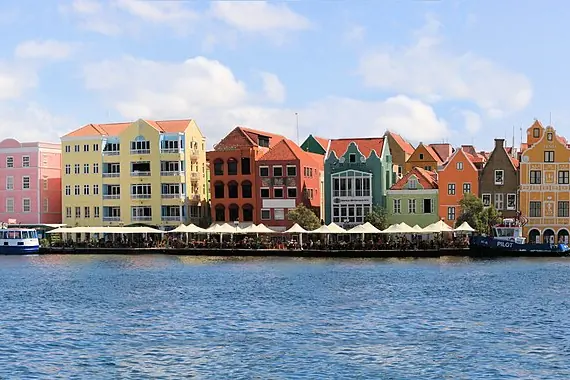 Handelskade waterfront, Curacao