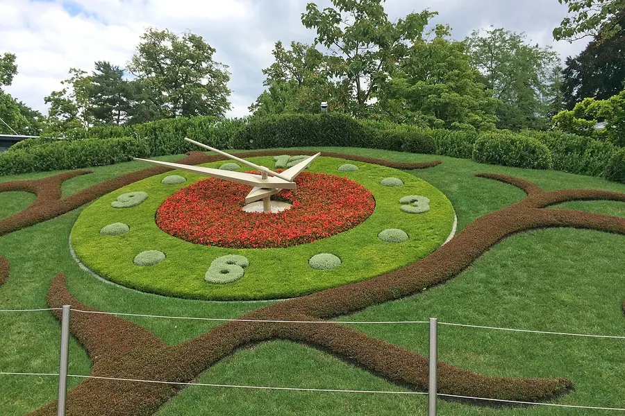 Jardin Anglais & Flower Clock, Geneva