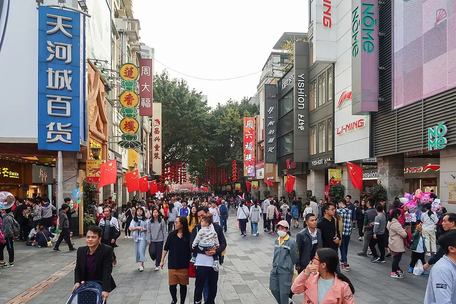 Beijing Road pedestrian street, Guangzhou