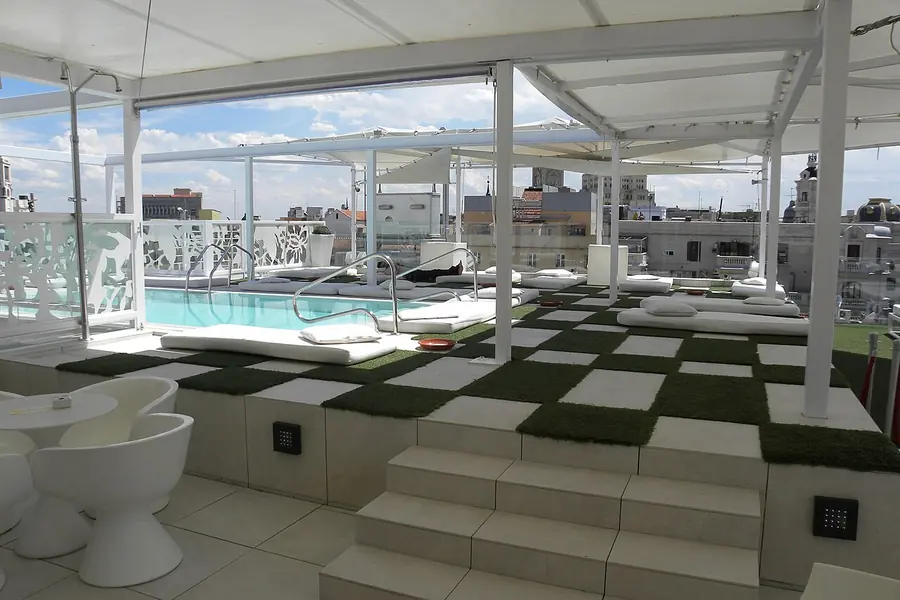 Rooftop bar, Madrid