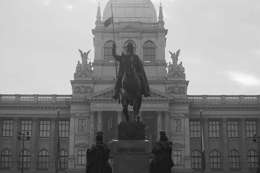 Wenceslas Square + National Museum, Prague