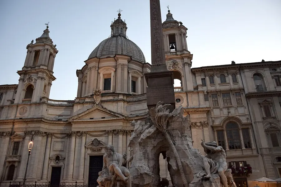 Piazza Navona + Bernini's Fountain, Rome