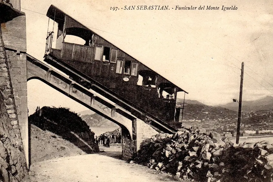 Monte Igueldo and the funicular, San Sebastian