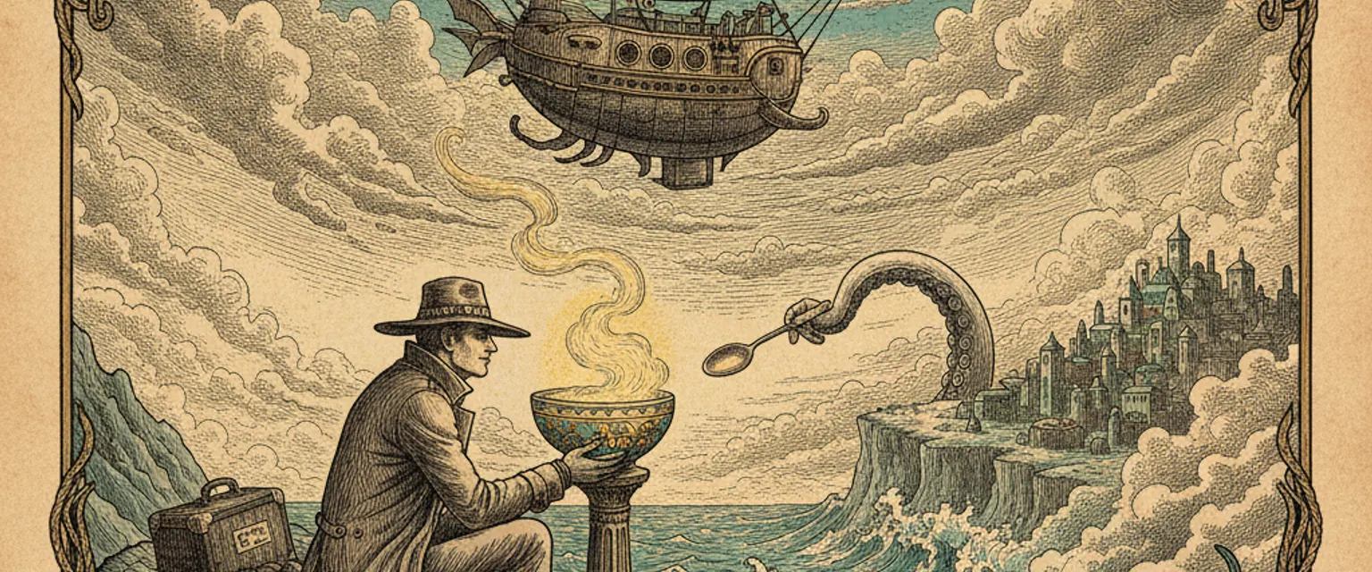 A steaming bowl of regional ramen photographed from above on a worn wooden counter