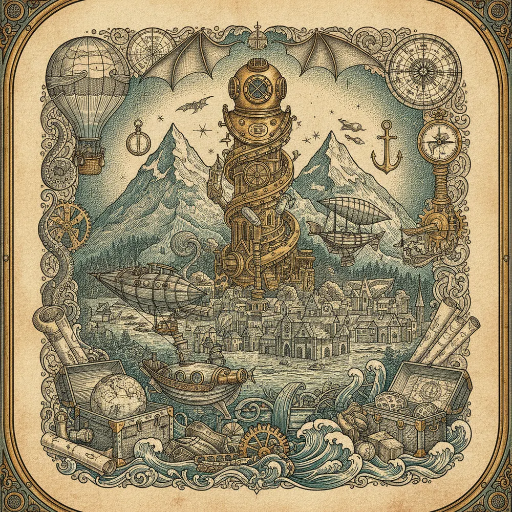 Detailed engraving of Canmore