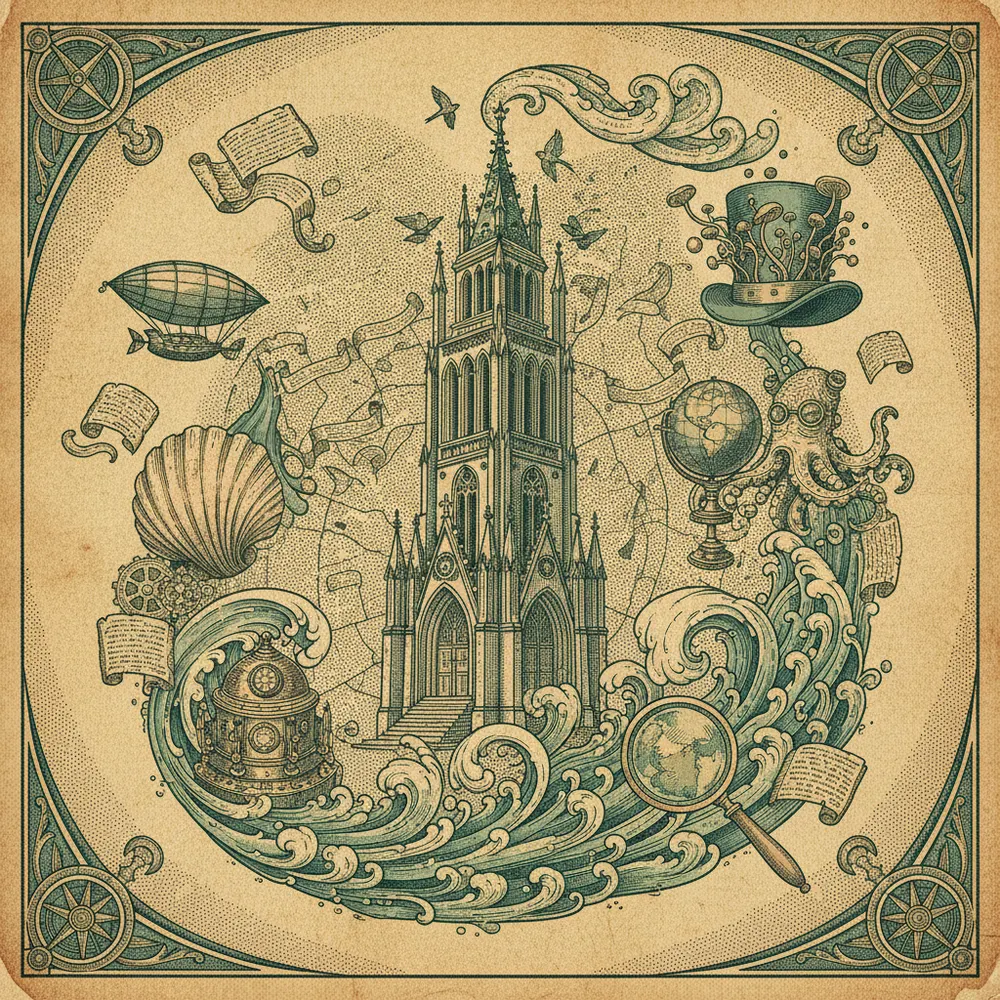 Detailed engraving of Chapinero