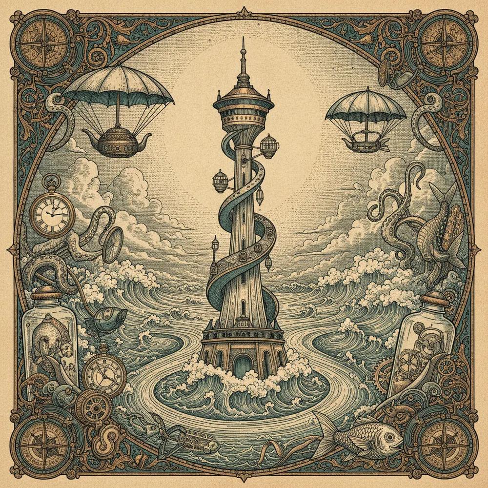 Detailed engraving of Inglewood