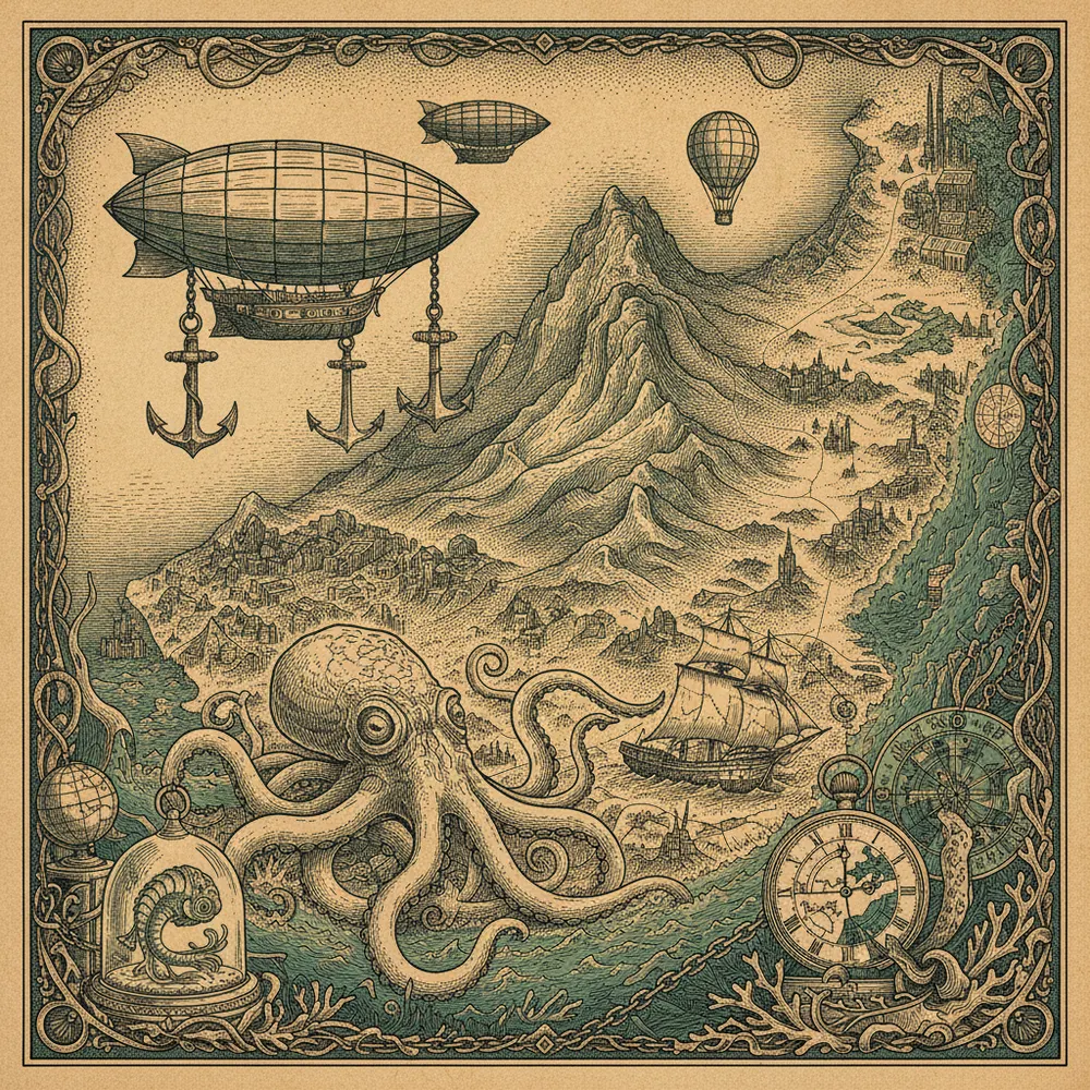 Detailed engraving of Cape Peninsula