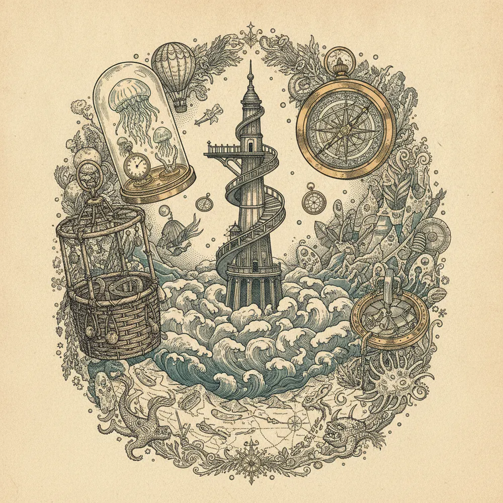 Detailed engraving of Salthill