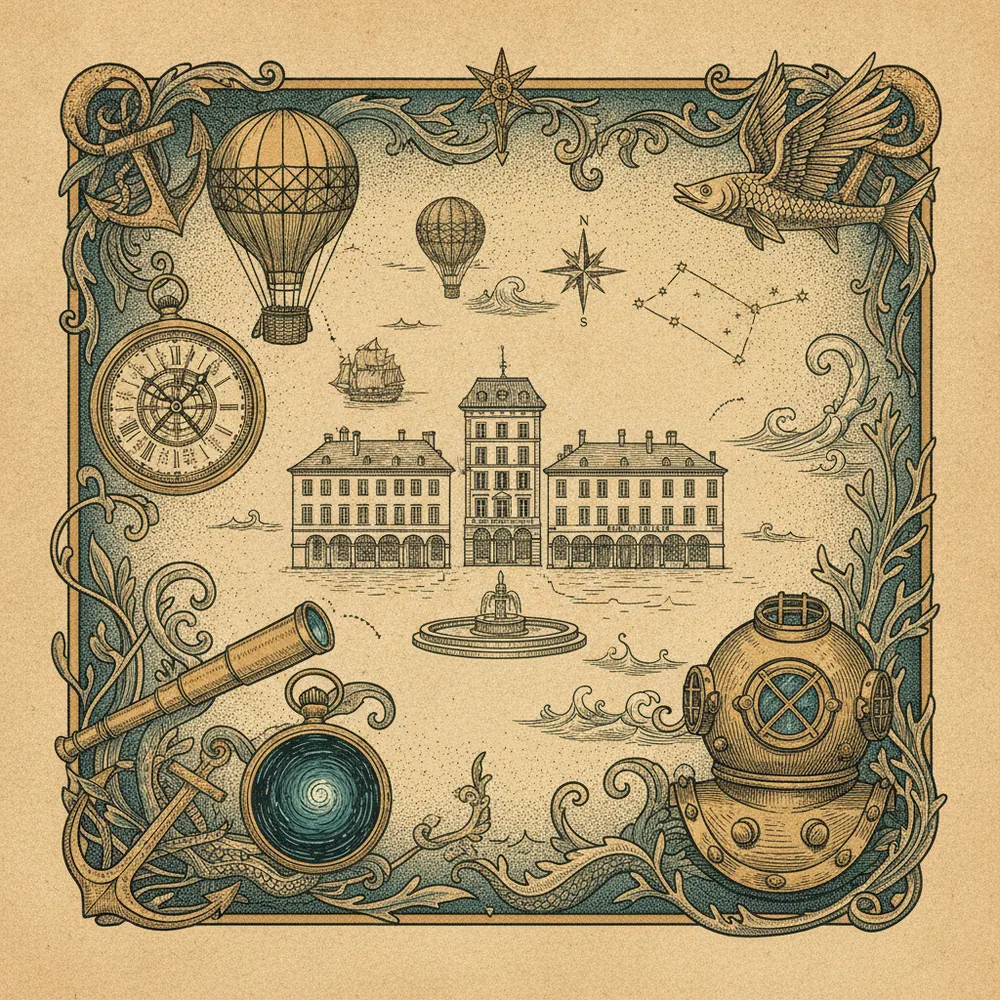 Detailed engraving of Carouge