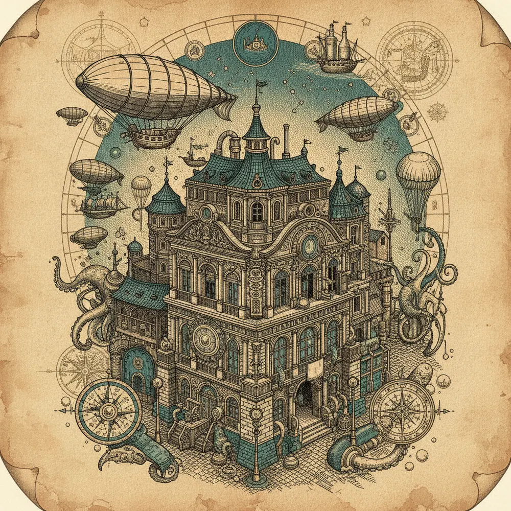 Detailed engraving of Lavapiés