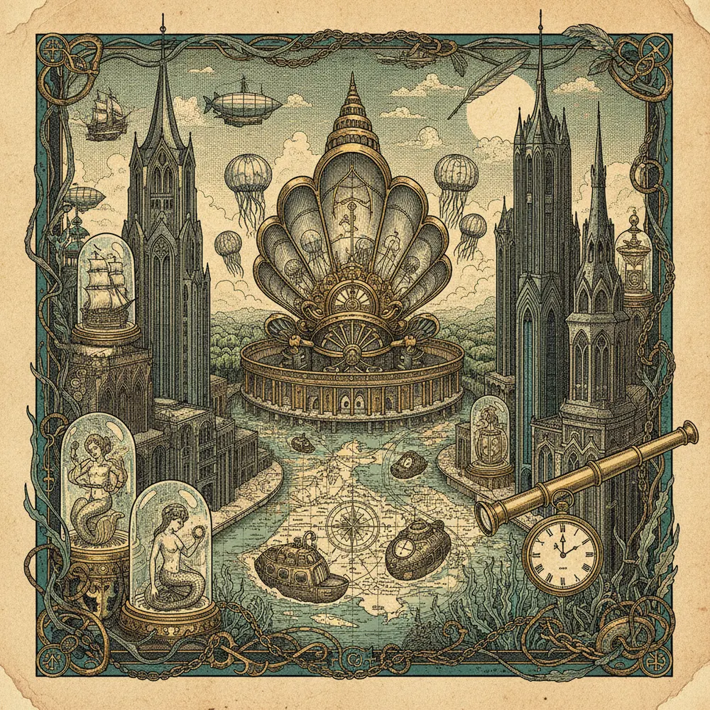 Detailed engraving of Brickell
