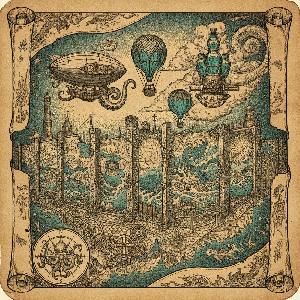 Detailed engraving of Wynwood