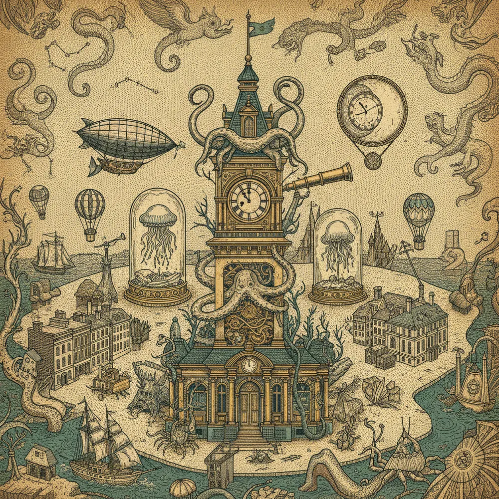 Detailed engraving of Germantown