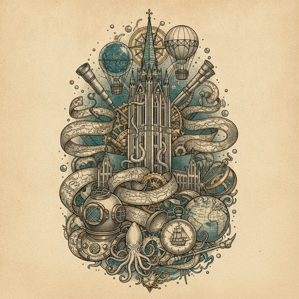 Detailed engraving of Oakland