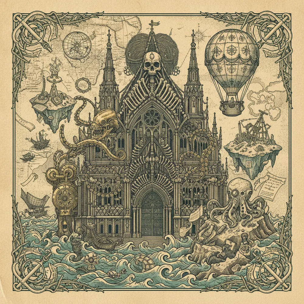 Detailed engraving of Kutná Hora