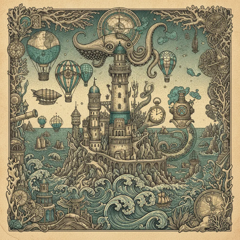Detailed engraving of Macao & Northern Coast