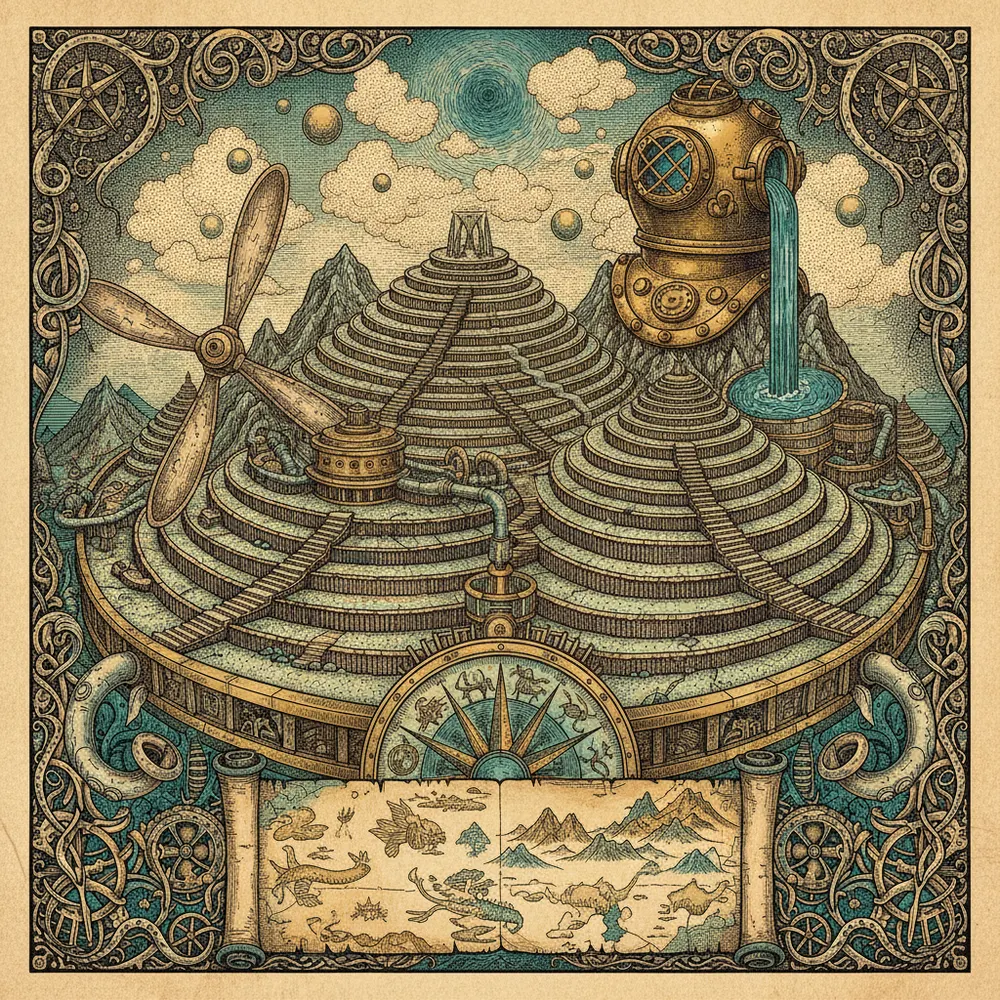 Detailed engraving of Muong Hoa Valley