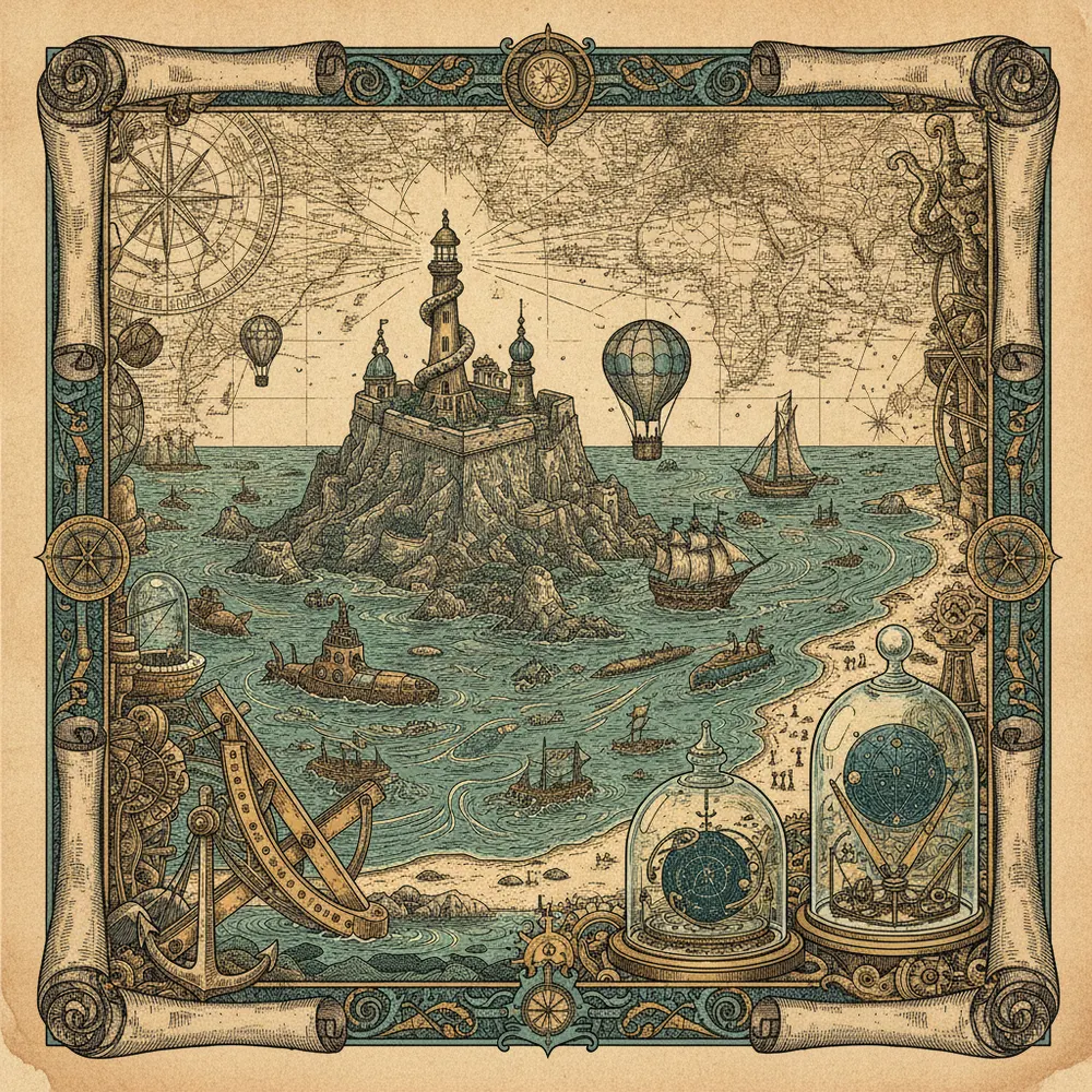 Detailed engraving of Rodney Bay & Reduit