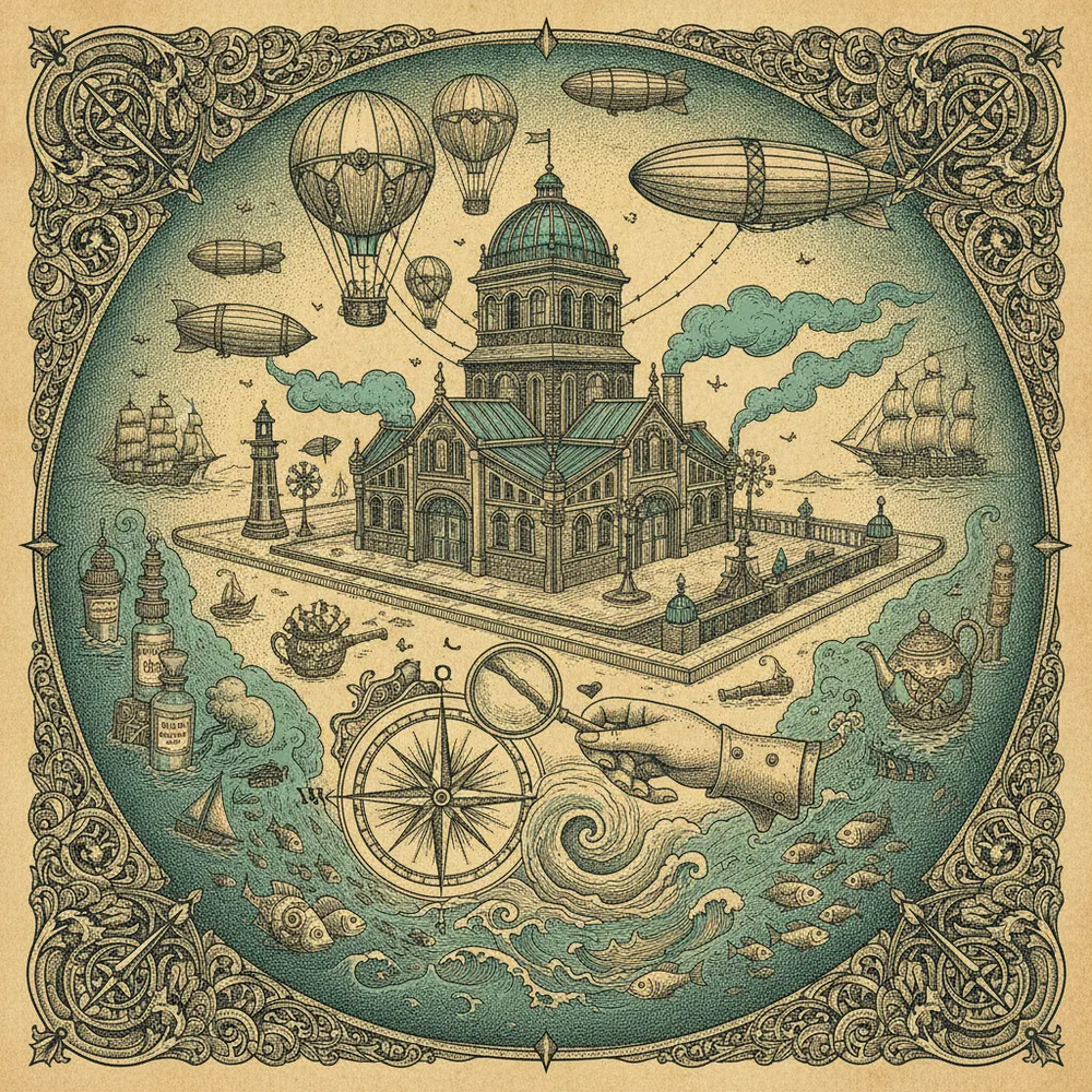 Detailed engraving of North Tampa